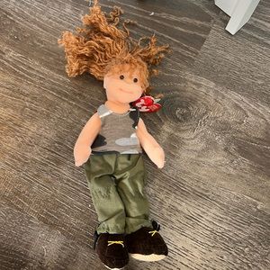 Snappy Cindy camo TY Teanie Beanie Bopper